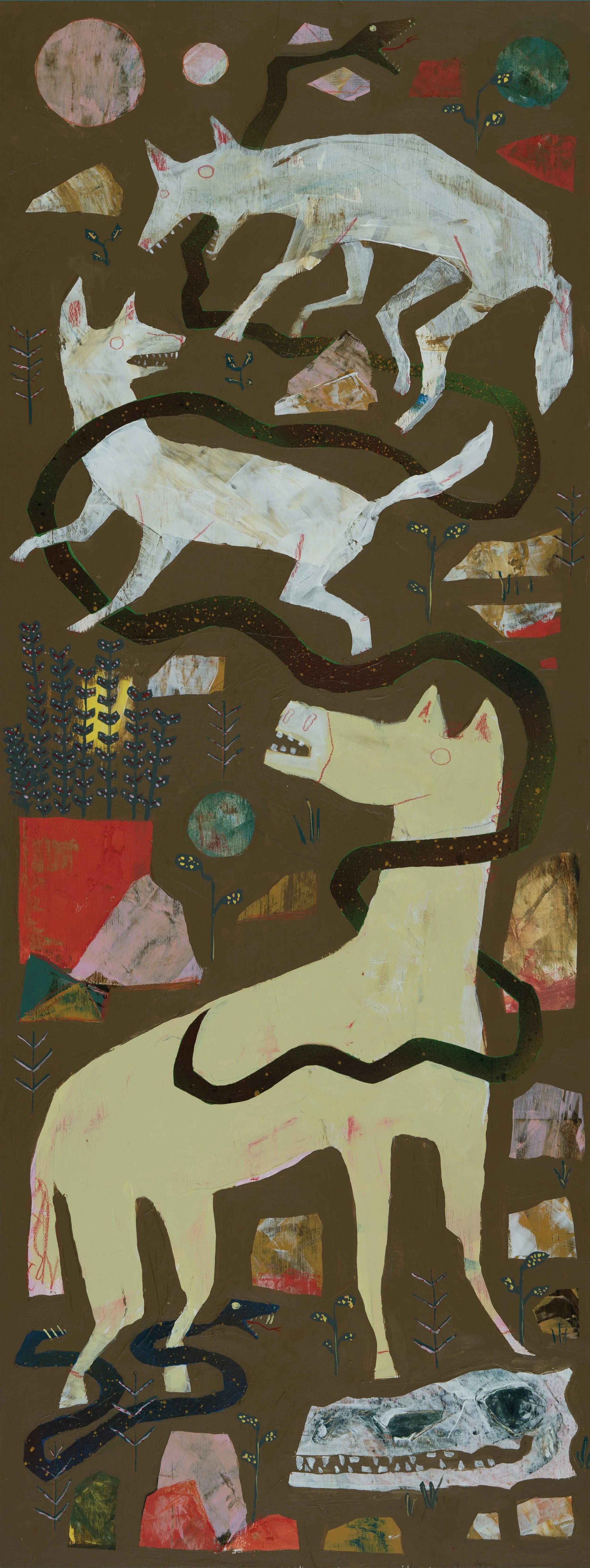 Mural detail shot.