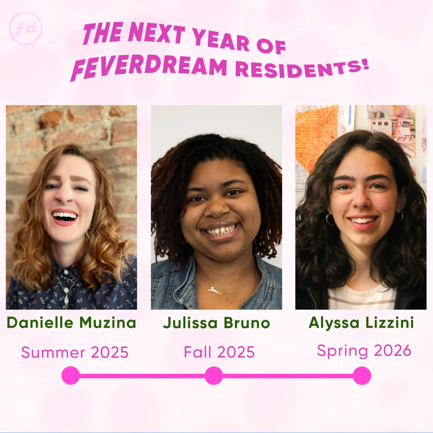 Introducing the Next Year of feverdream Artists!